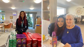 Burnley care home Residents are gifted presents from BT Champions